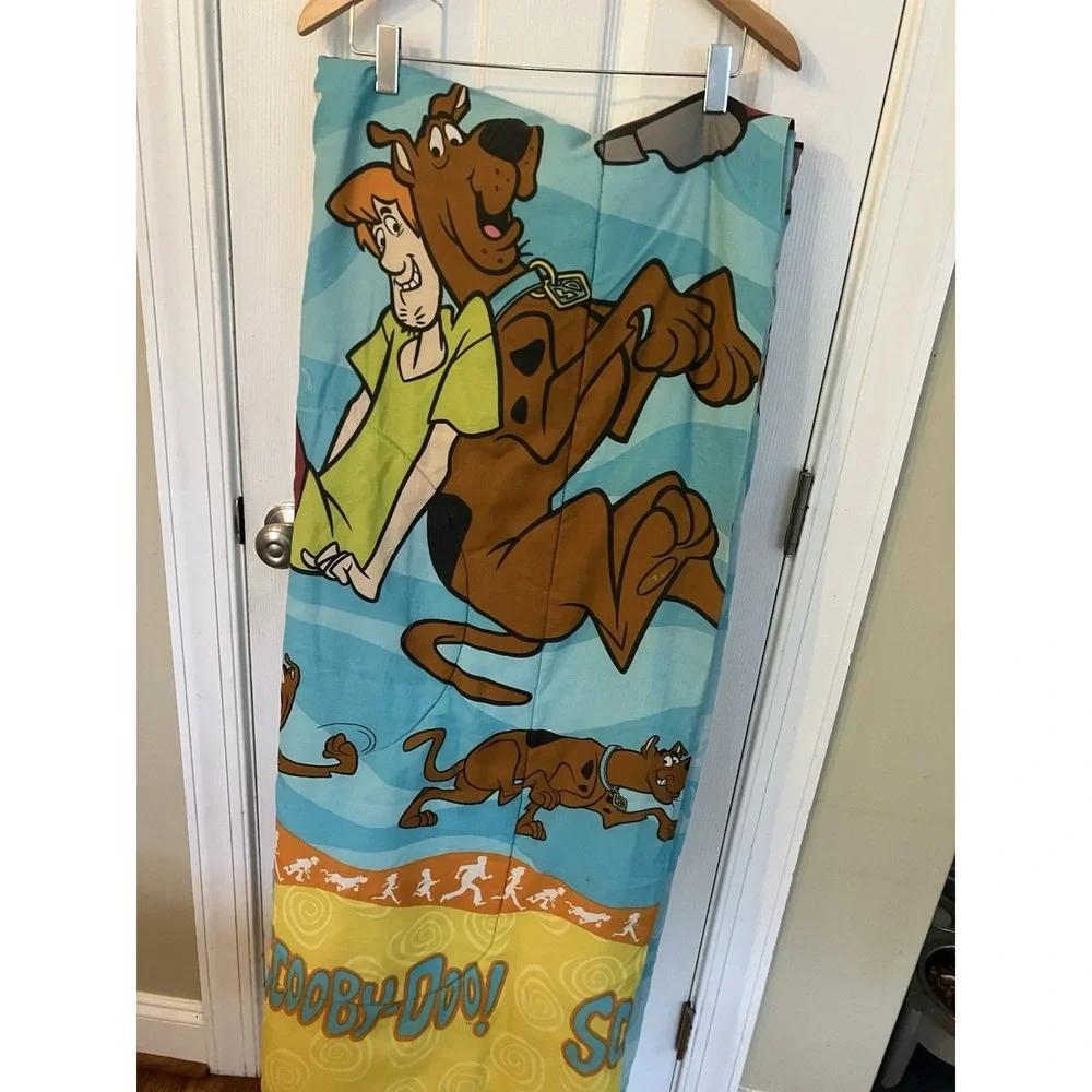 Vintage Y2K Scooby Doo & Shaggy Queen Comforter Quilted & Reversible USA 1998
